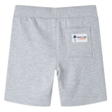 VidaXL Børneshorts med snøre 92 grå