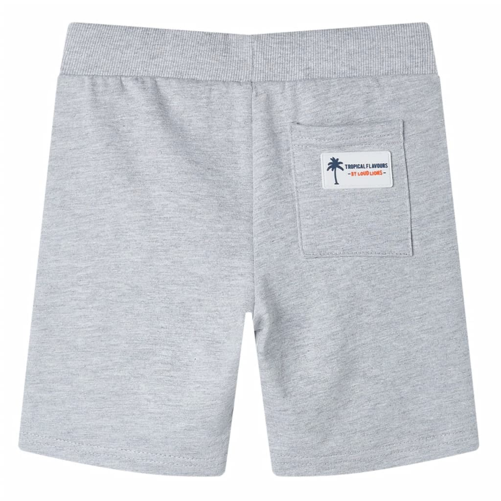 VidaXL børneshorts med snøre 128 grå