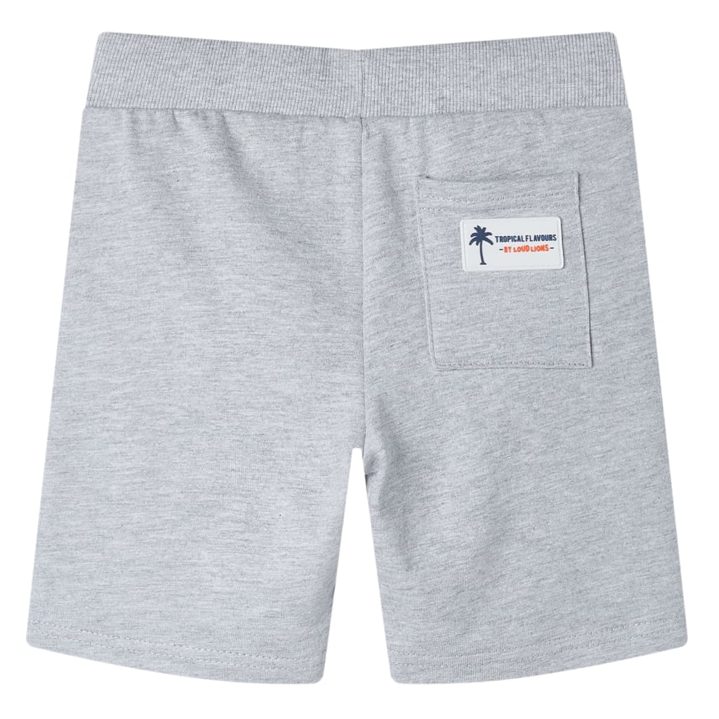 VidaXL børneshorts med snøre 140 grå