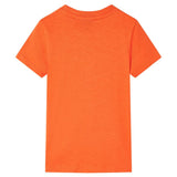 VidaXL Børneskjorte 104 mørk orange