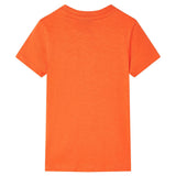 VidaXL børneskjorte 128 mørk orange