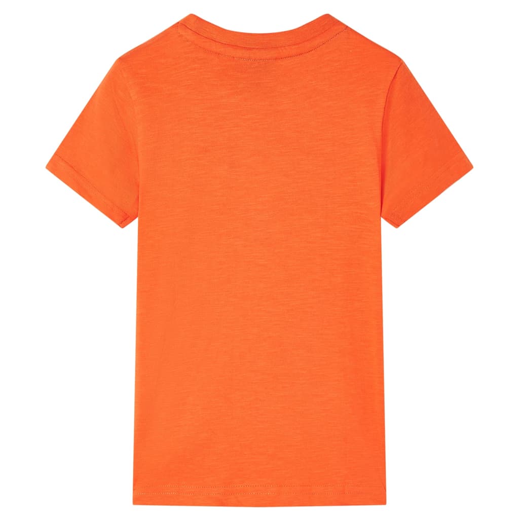 VidaXL Børneskjorte 140 mørk orange