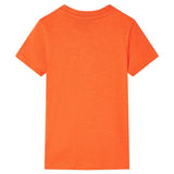 VidaXL Børneskjorte 140 mørk orange