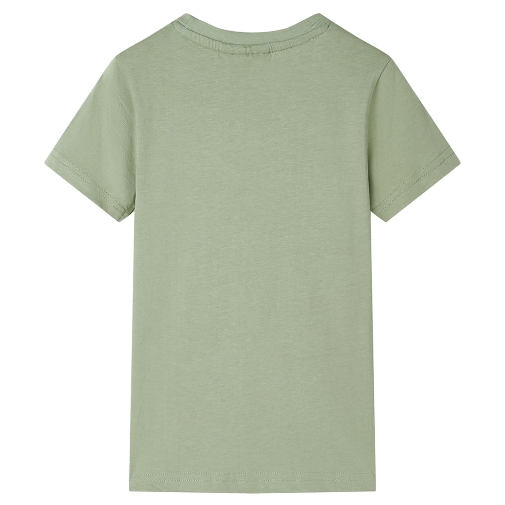 VidaXL Børneskjorte 128 lys khaki