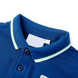 VidaXL børne poloshirt 104 mørkeblå