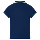 VidaXL børne polo shirt 104 marineblå
