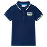 VidaXL børne poloshirt 140 marineblå