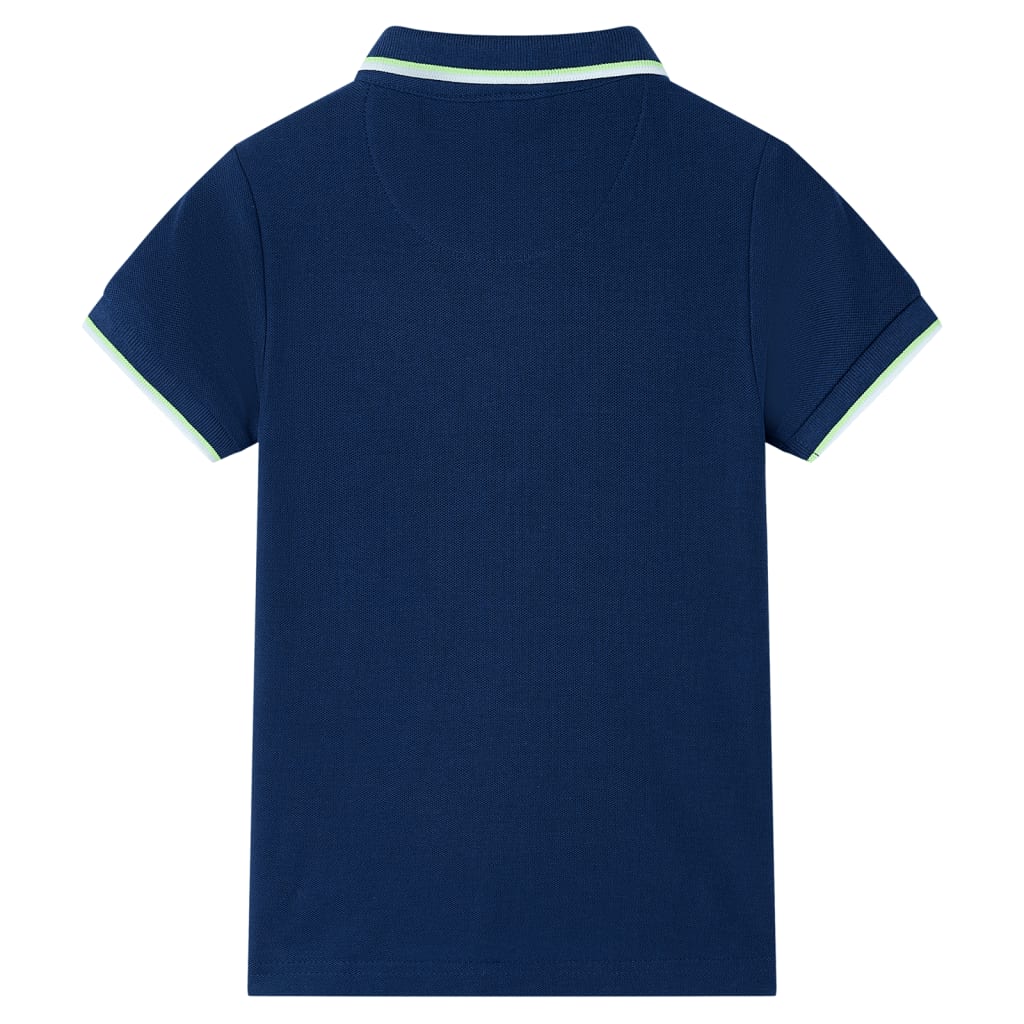 VidaXL børne poloshirt 140 marineblå