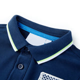 VidaXL børne poloshirt 140 marineblå