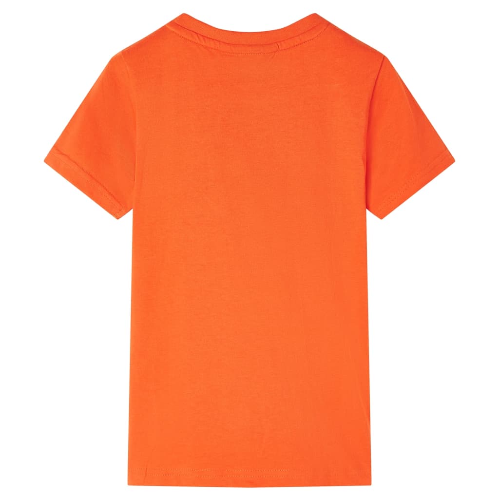 VidaXL børneskjorte 116 mørk orange