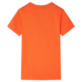 VidaXL børneskjorte 128 mørk orange