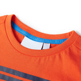 VidaXL børneskjorte 140 mørk orange