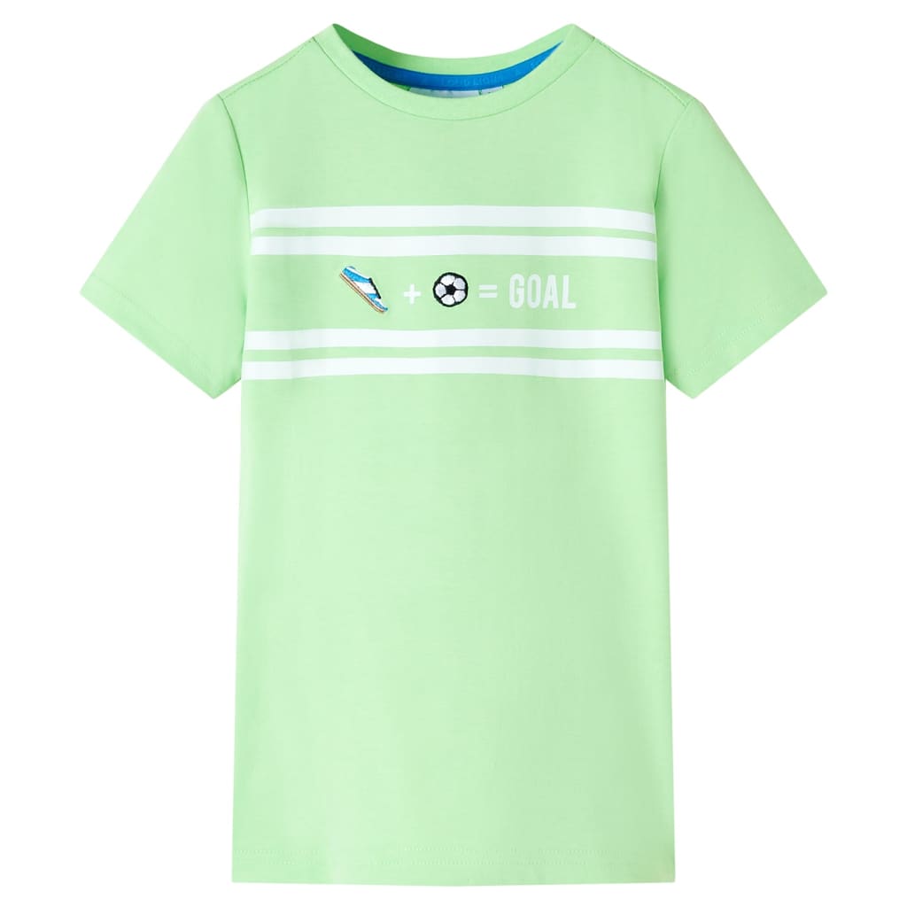 VidaXL Børneskjorte 92 neongrøn