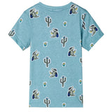 VidaXL Børneskjorte 92 blandet lysegrøn