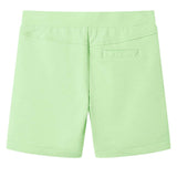 VidaXL børneshorts 128 fluorescerende grøn