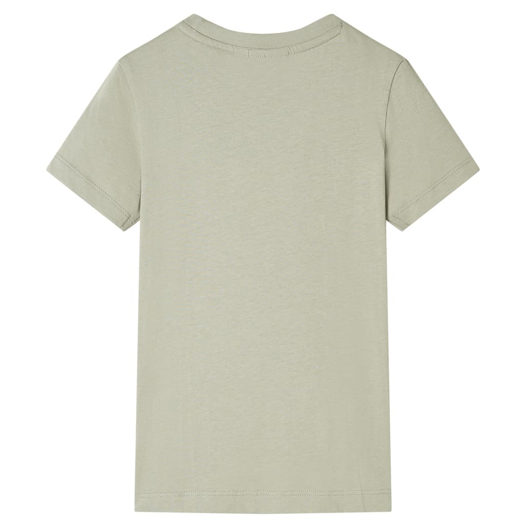 VidaXL Børneskjorte 128 lys khaki