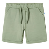 VidaXL børneshorts med snøre 92 lys khaki