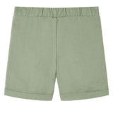 VidaXL Børneshorts med snøre 116 lys khaki