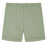 VidaXL Børneshorts med snøre 140 lys khaki