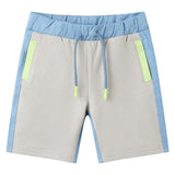 VidaXL børneshorts med snøre 128 blå