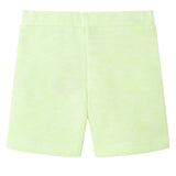 Vidaxl børneshorts med snøre 140 neongul