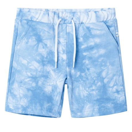 VidaXL Børneshorts med snøre 140 blød blå