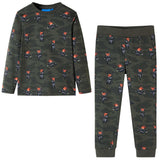 Vidaxl børnepyjamas med lange ærmer 92 khaki