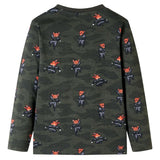 Vidaxl børnepyjamas med lange ærmer 92 khaki