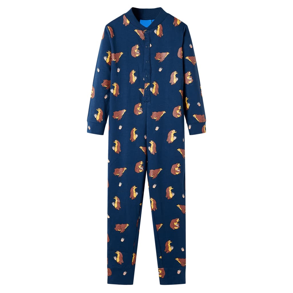 VidaXL børne onesie 140 blå