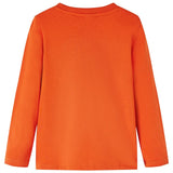 VidaXL børneskjorte med lange ærmer 92 orange