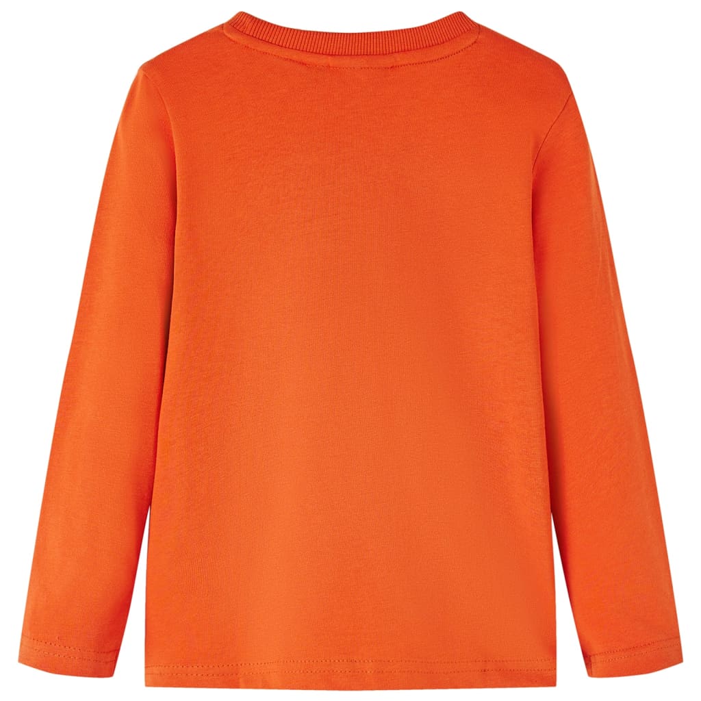 VidaXL børneskjorte med lange ærmer 116 orange