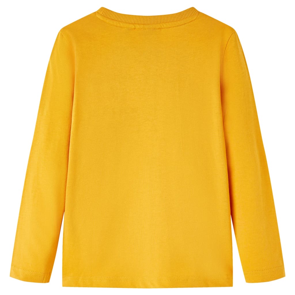 Vidaxl børneskjorte med lange ærmer 116 okker