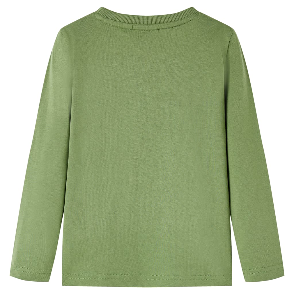 VidaXL børneskjorte med lange ærmer 104 lys khaki