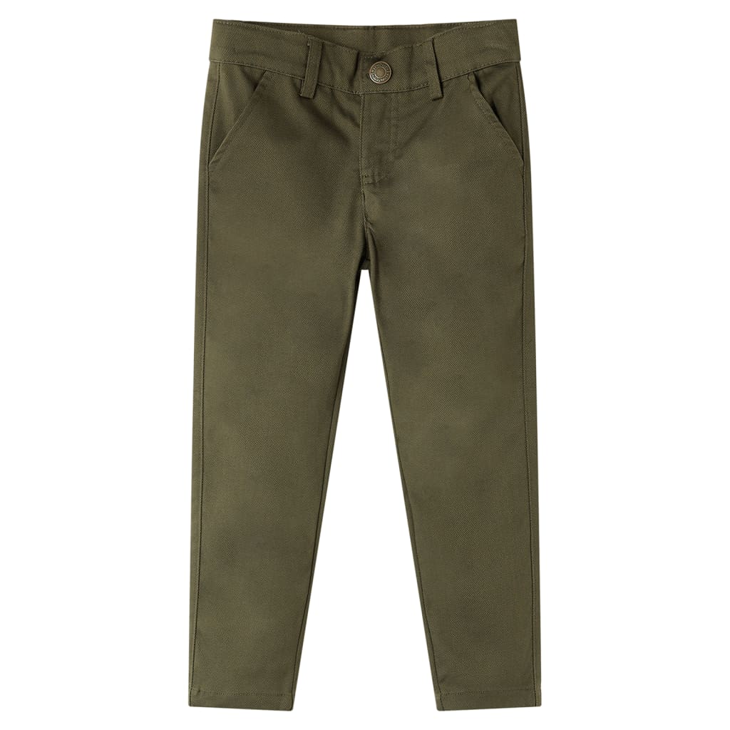 VidaXL børnebukser 92 khaki