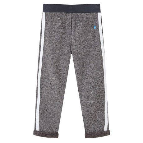 VidaXL Children's jogging pants 128 dark gray melange