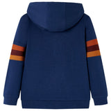 VidaXL børnetrøje med hætte 104 marineblå