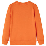 VidaXL børnetrøje 128 mørk orange