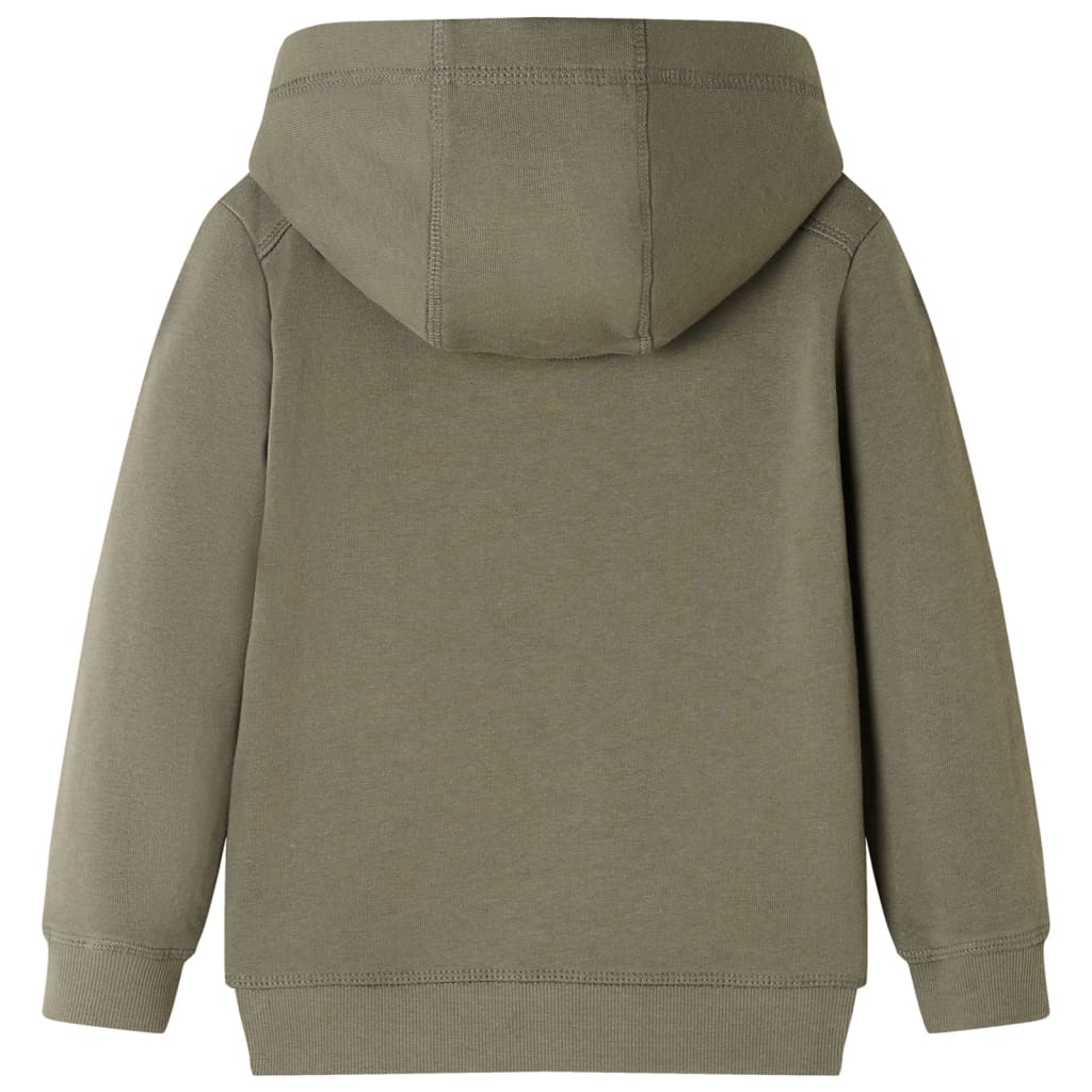 Vidaxl børnetrøje med hætte 104 khaki