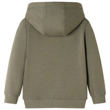 Vidaxl børnetrøje med hætte 104 khaki