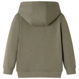 Vidaxl børnetrøje med hætte 128 khaki