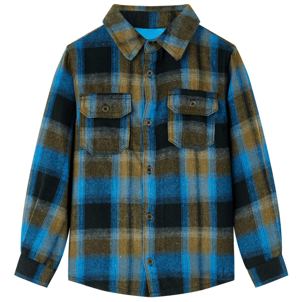 Vidaxl children's shirt with turned-up collar 116
