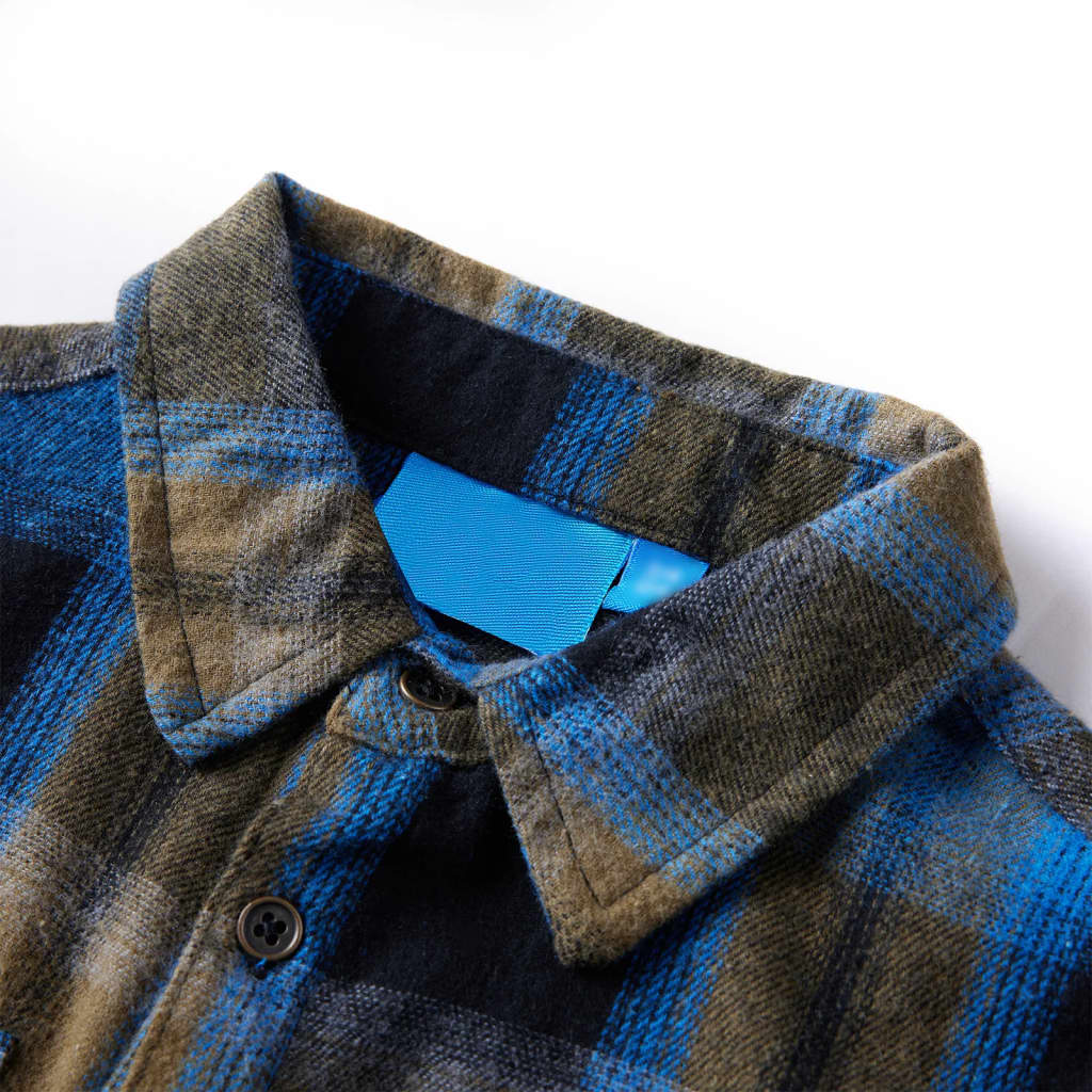 Vidaxl children's shirt with turned-up collar 116