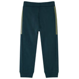 VidaXL børne joggingbukser med snøre 128 mosgrøn