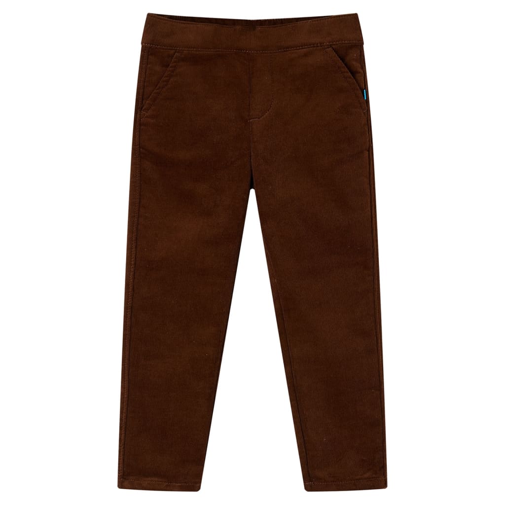 VidaXL børnebukser 104 cognac farvet