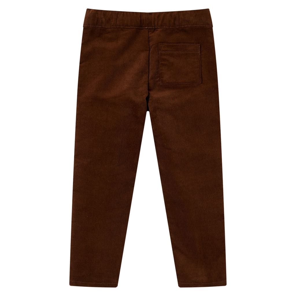 VidaXL børnebukser 116 cognac farvet