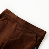 VidaXL børnebukser 116 cognac farvet