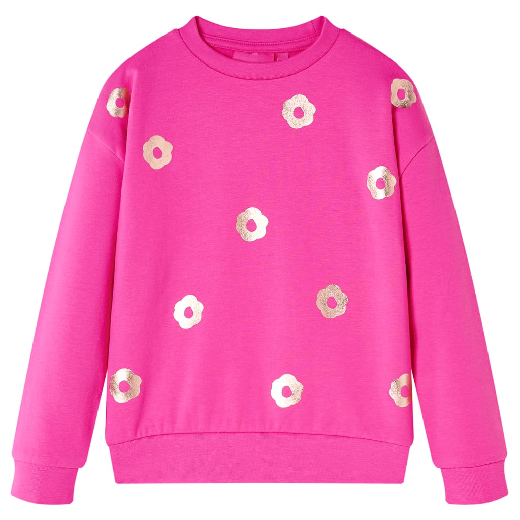 VidaXL Børnetrøje 128 mørk pink