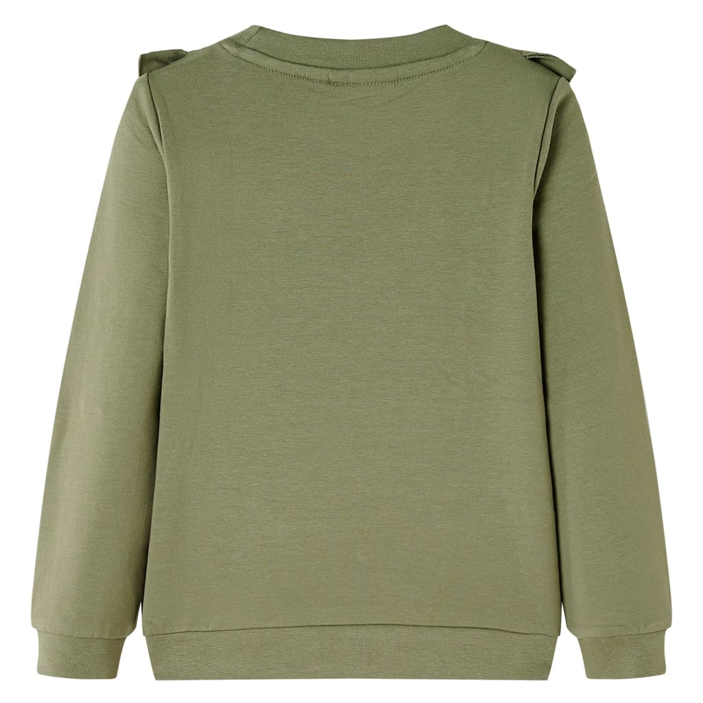 VidaXL børnetrøje 128 khaki