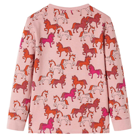 VidaXL børnepyjamas med lange ærmer 92 lys pink
