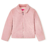 VidaXL børnefrakke 92 kunstig pels pink
